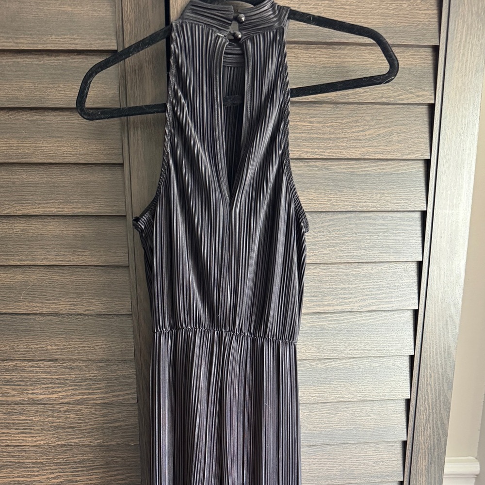 Elegant Black Sleeveless Maxi Dress